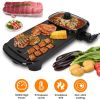 2 In 1 1300W Electric Hot Pot with Grill Smokeless Non-Stick Korean BBQ Grill Shabu Shabu Hot Pot with 5 Firepower Levels for 2-6 People