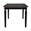 6-Piece Kitchen Dining Table Set, 60" Rectangular Table and 4 High-Back Tufted Chairs & 1 Bench for Dining Room and Kitchen (Black)