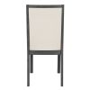 TOPMAX Farmhouse Classical 6-Piece Dining Table Set with Trestle Legs,Kitchen Table Set for 6 with 4 Upholstered Dining Chairs and Bench, Grey